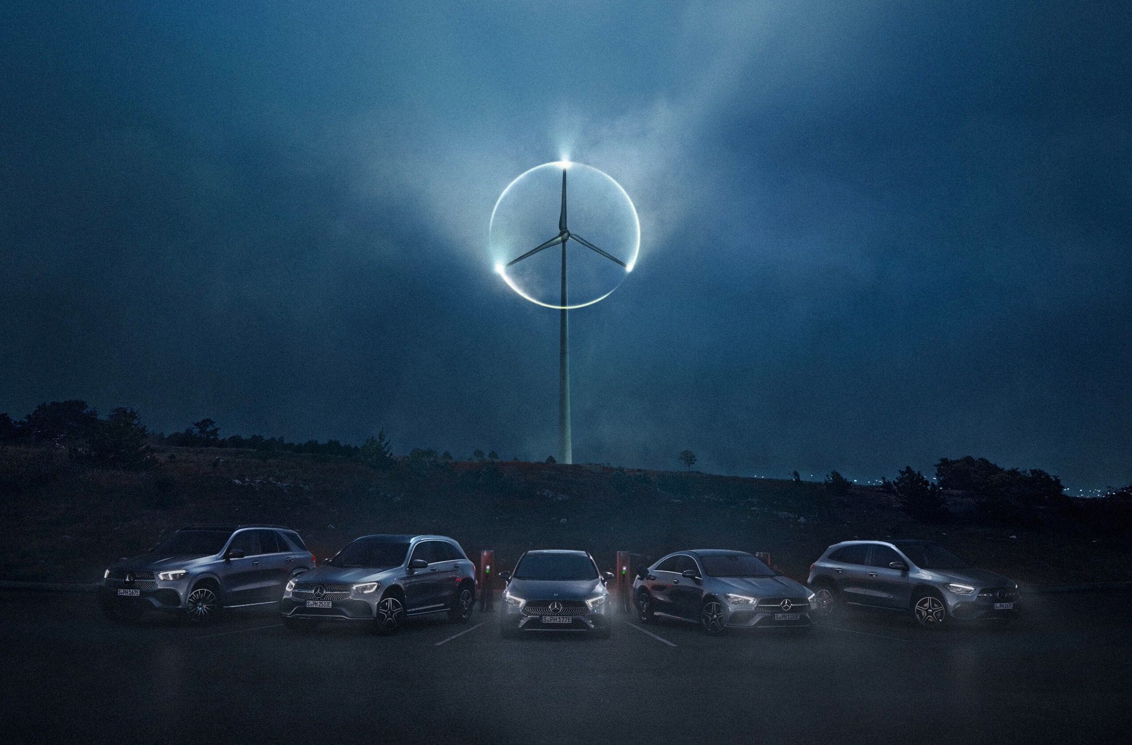 Mercedes & the wind